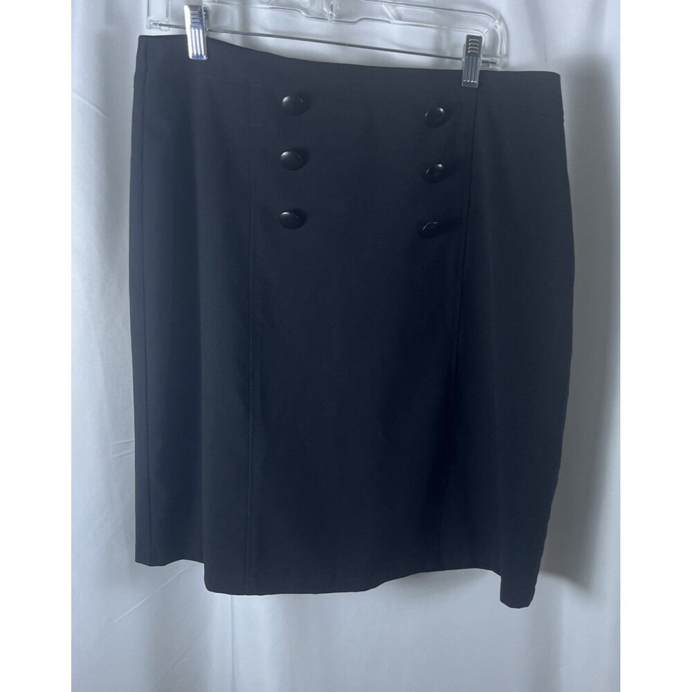 Bay Studio Career Classy Pencil Black Women’s Skirt Size 14 Formal Knee Length